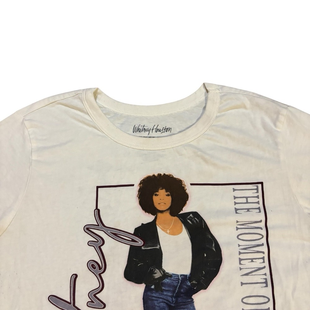 Whitney Houston The Moment Of Truth Tour World Tour '87 T-Shirt Womens‎ XXL - Picture 2 of 9